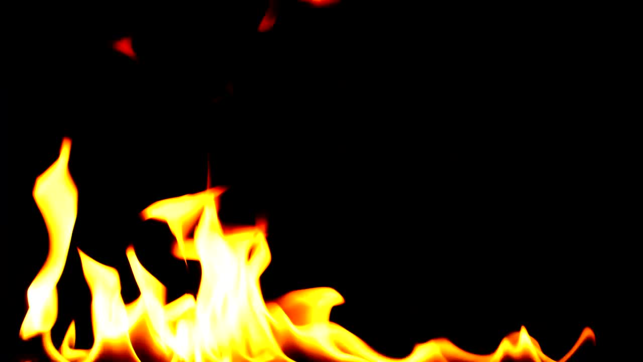 Stock Video Fames Burning In The Dark Conceptual Shot Live Wallpaper For PC