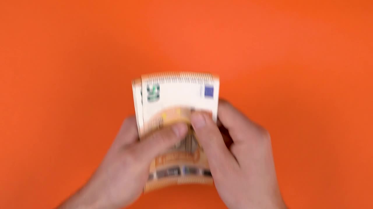 Stock Video Hands Counting Euros Live Wallpaper For PC