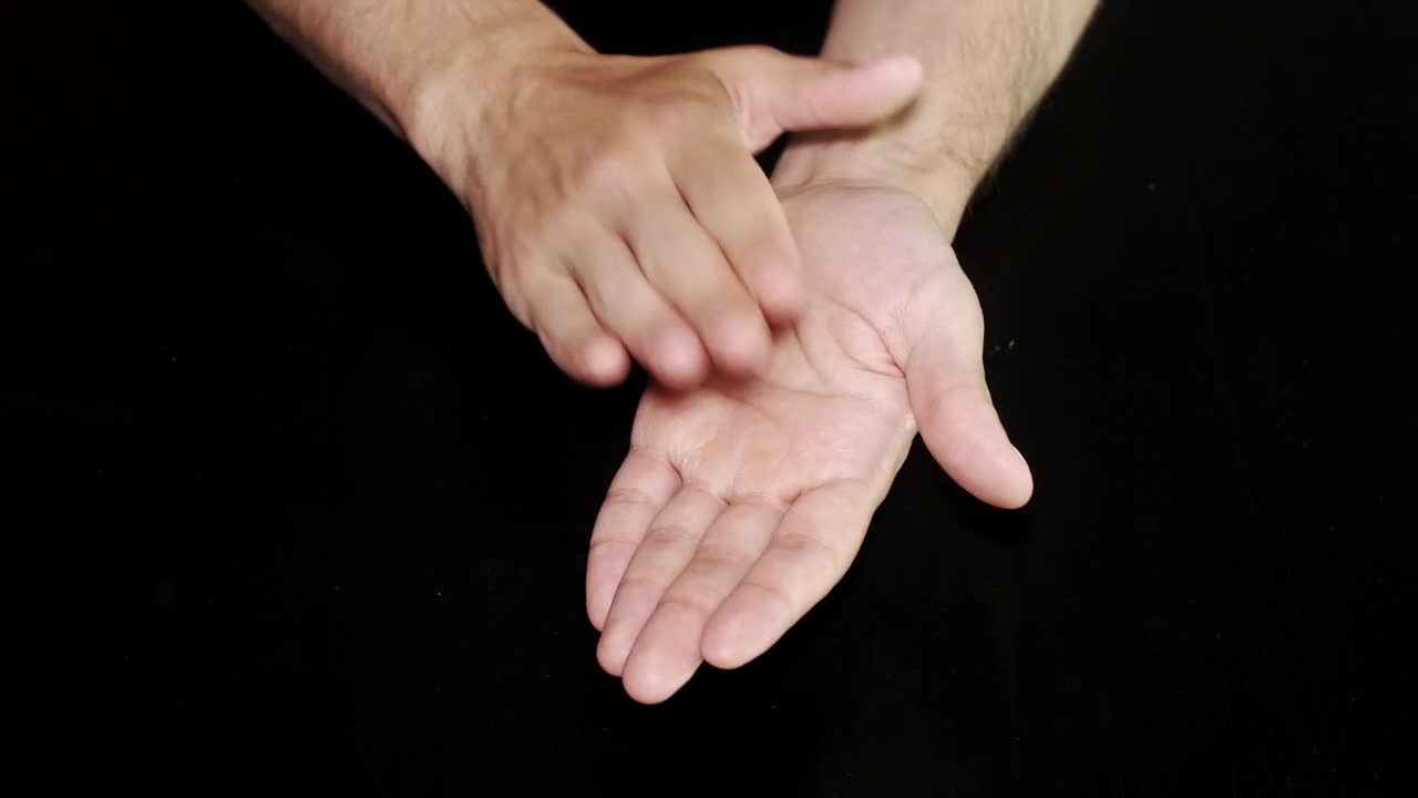 Stock Video Hands Clapping Against A Dark Background Live Wallpaper For PC