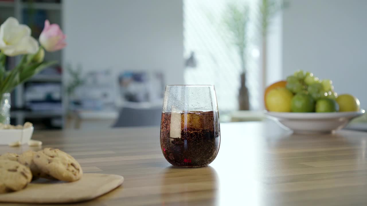 Stock Video Hand Taking A Glass Of Coke Live Wallpaper For PC