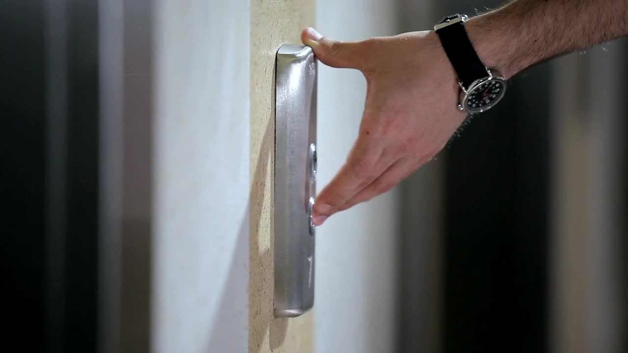 Stock Video Hand Presses Elevator Button Live Wallpaper For PC