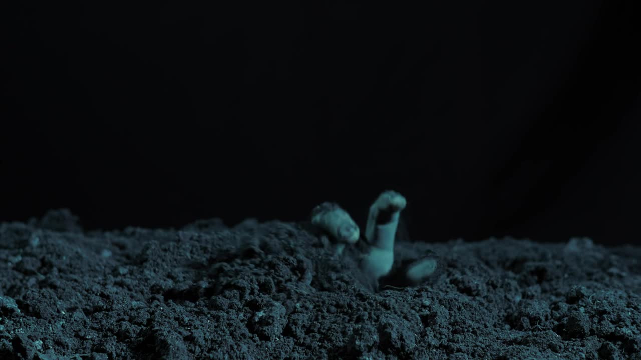 Stock Video Hand Of A Zombie Coming Out Of The Ground Live Wallpaper For PC