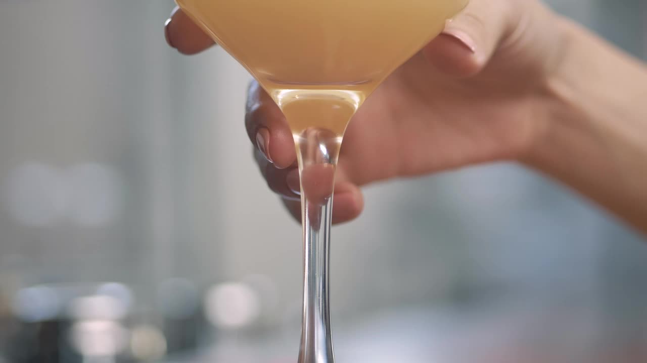 Stock Video Hand Of A Person Taking A Cocktail Live Wallpaper For PC