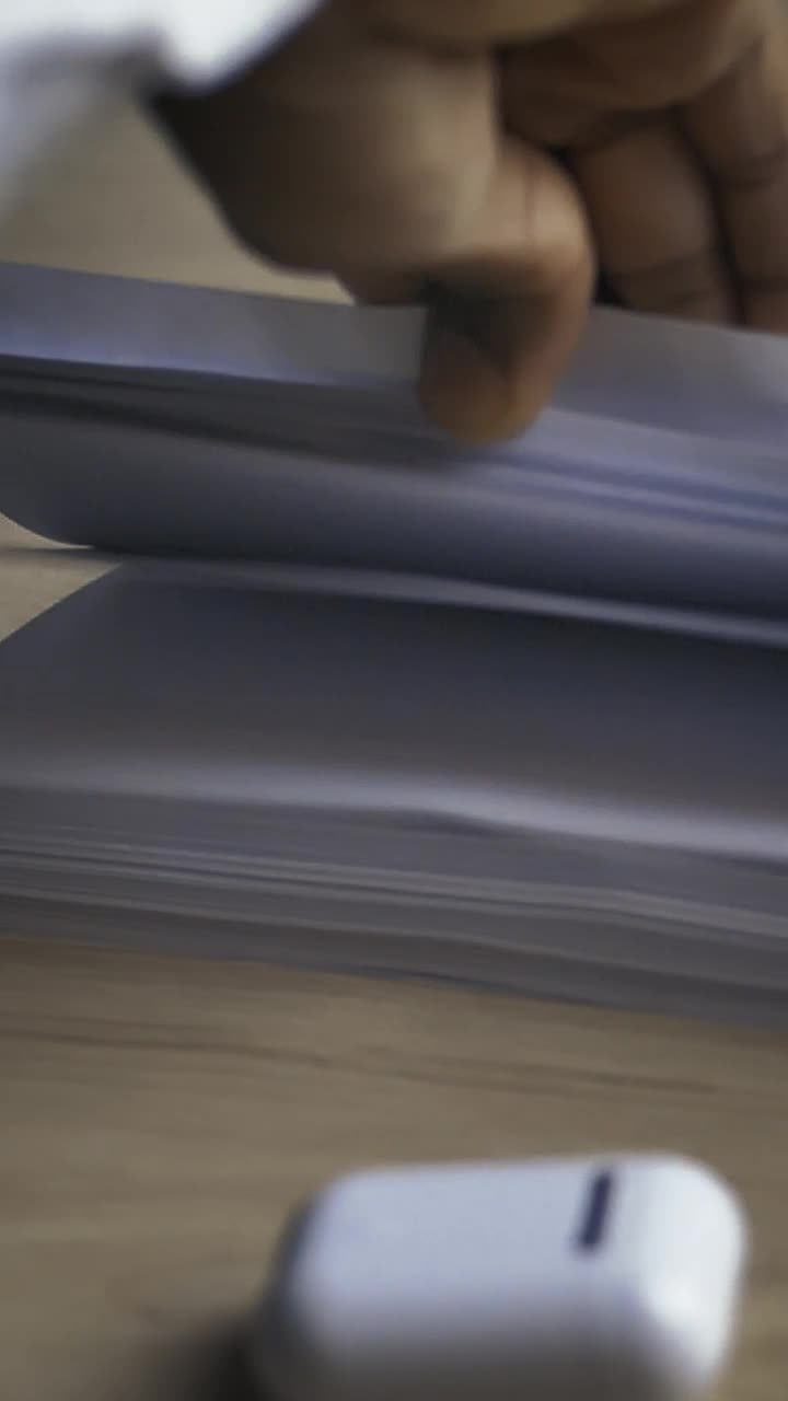 Stock Video Hand Of A Man In An Office Taking A Sheet Live Wallpaper For PC