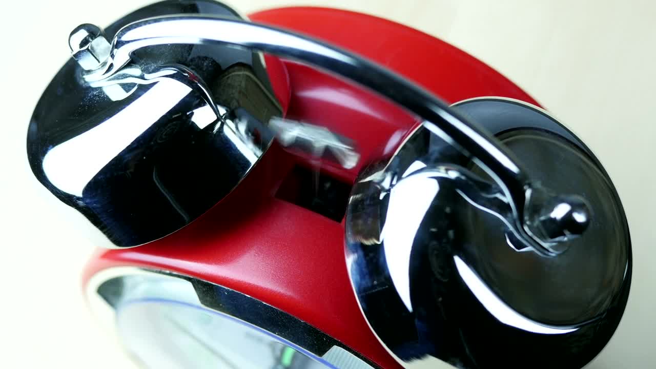 Stock Video Hammer Of An Alarm Clock Hitting The Bells Live Wallpaper For PC