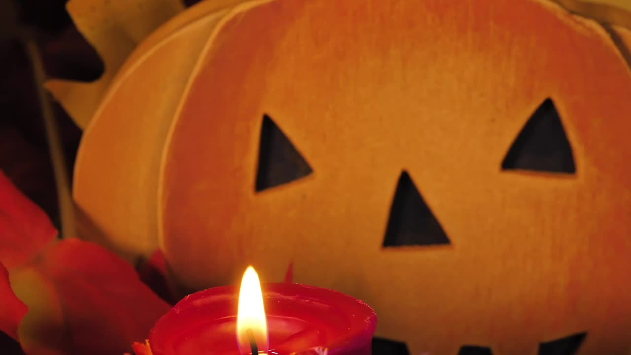 Stock Video Halloween Carved Pumpkin Live Wallpaper For PC