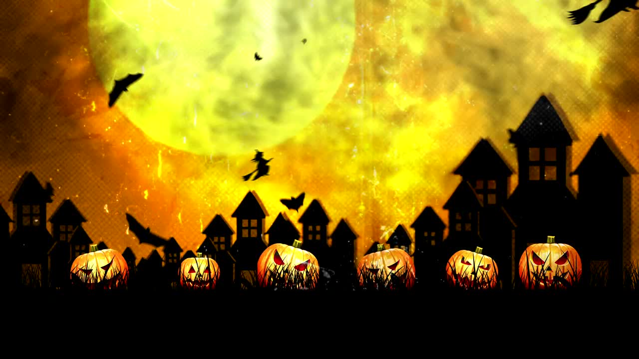 Stock Video Halloween Atmosphere Animation Live Wallpaper For PC