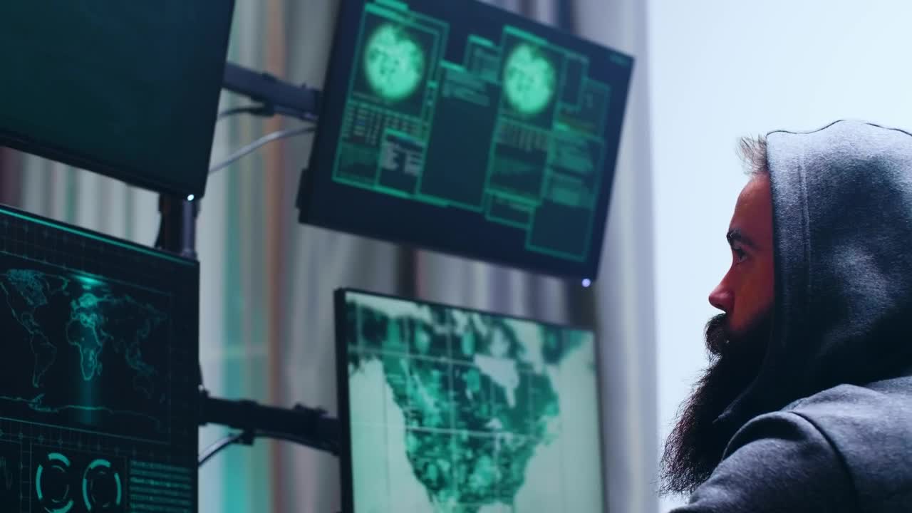 Stock Video Hackers Breaking Through Security Live Wallpaper For PC