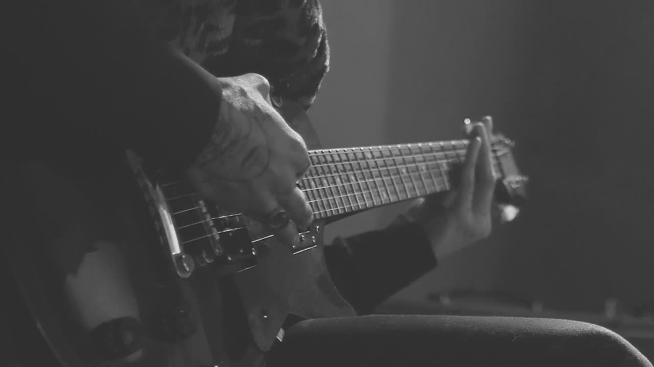 Stock Video Guitarist Playing A Guitar Live Wallpaper For PC
