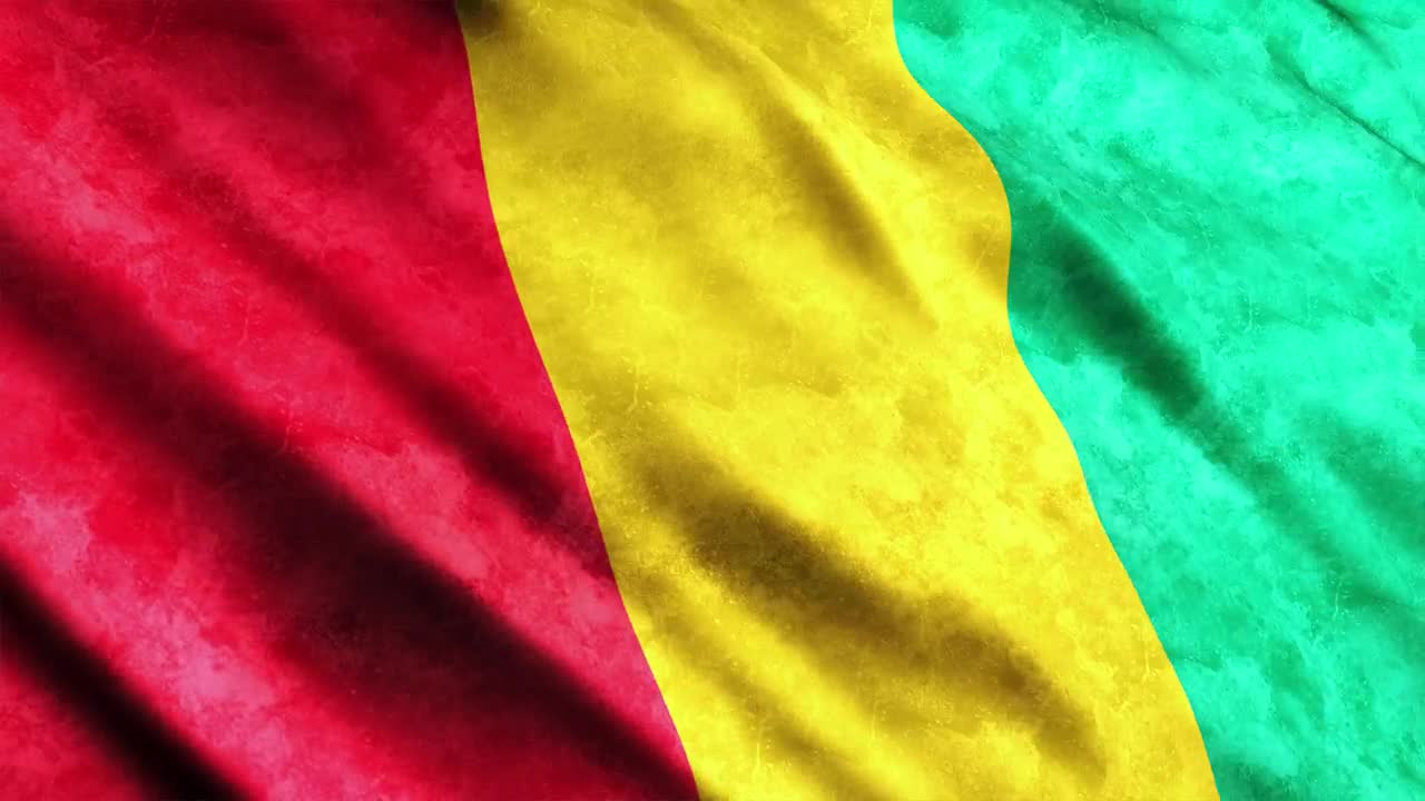 Stock Video Guinea Flag While Waving In D Live Wallpaper For PC