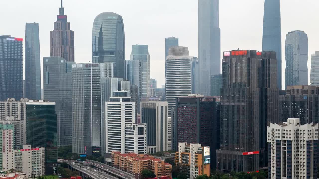 Stock Video Guangzhou Cityscape At Daytime Time Lapse Live Wallpaper For PC