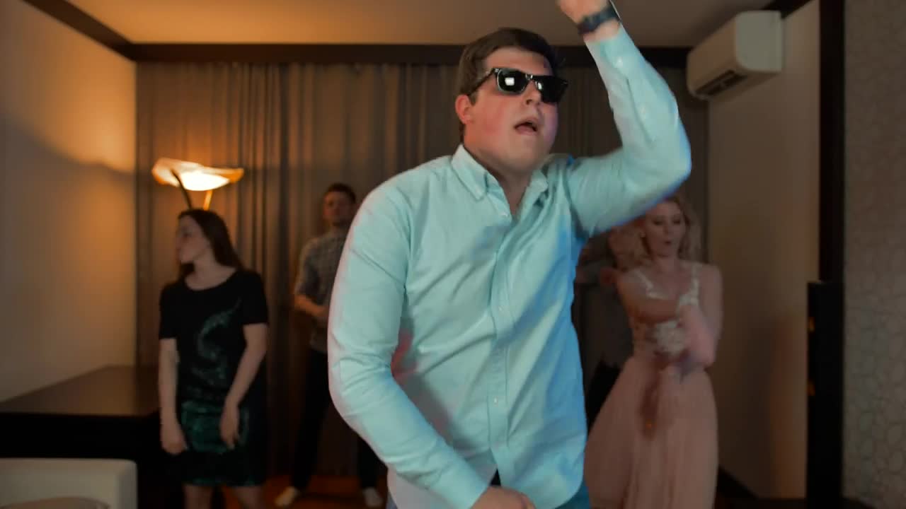 Stock Video Group Of Young People Dancing Indoors Live Wallpaper For PC