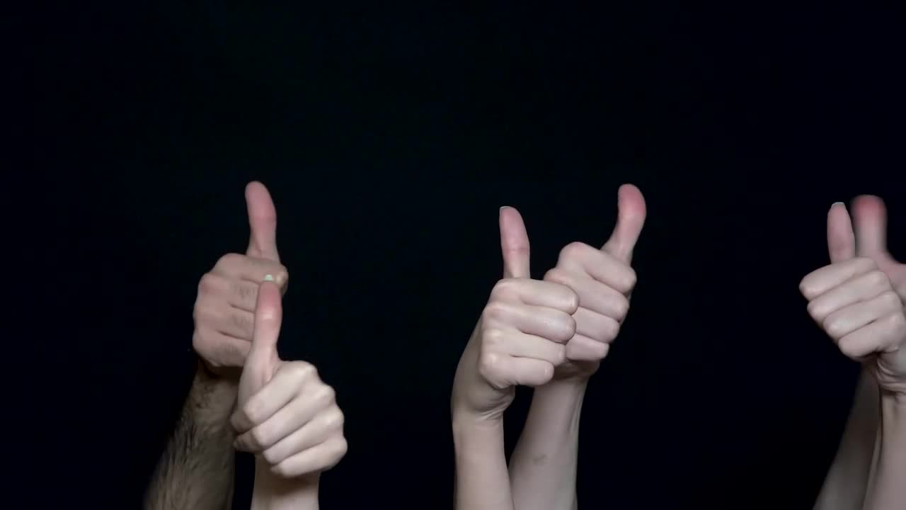 Stock Video Group Of People Giving A Thumbs Up Live Wallpaper For PC