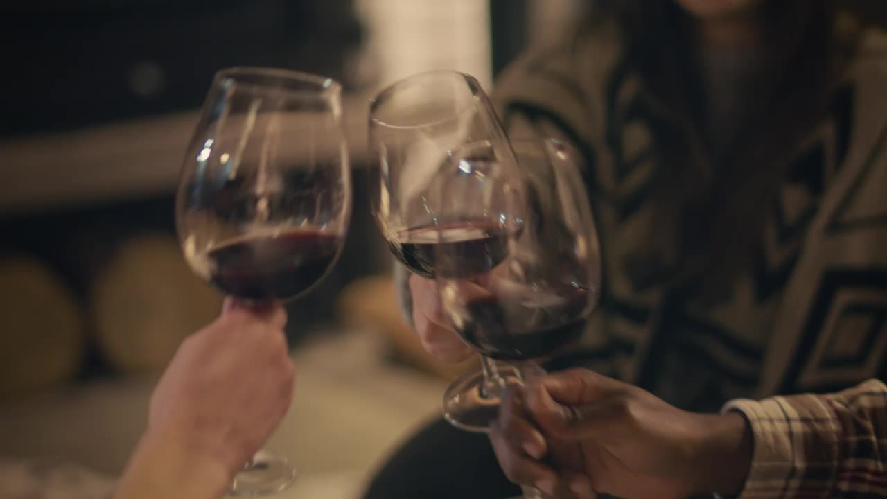 Stock Video Group Of Friends Making A Toast Live Wallpaper For PC