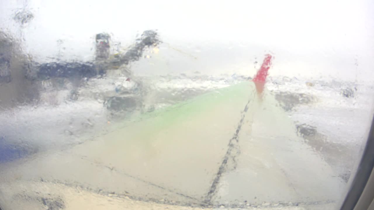 Stock Video Ground Crew Spraying An Aircraft Live Wallpaper For PC