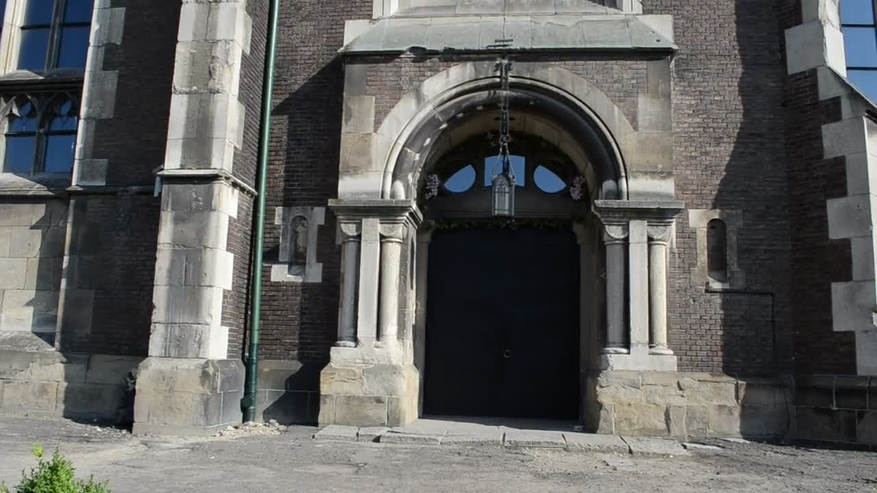 Stock Video Grey Brick Building In Lviv Live Wallpaper For PC