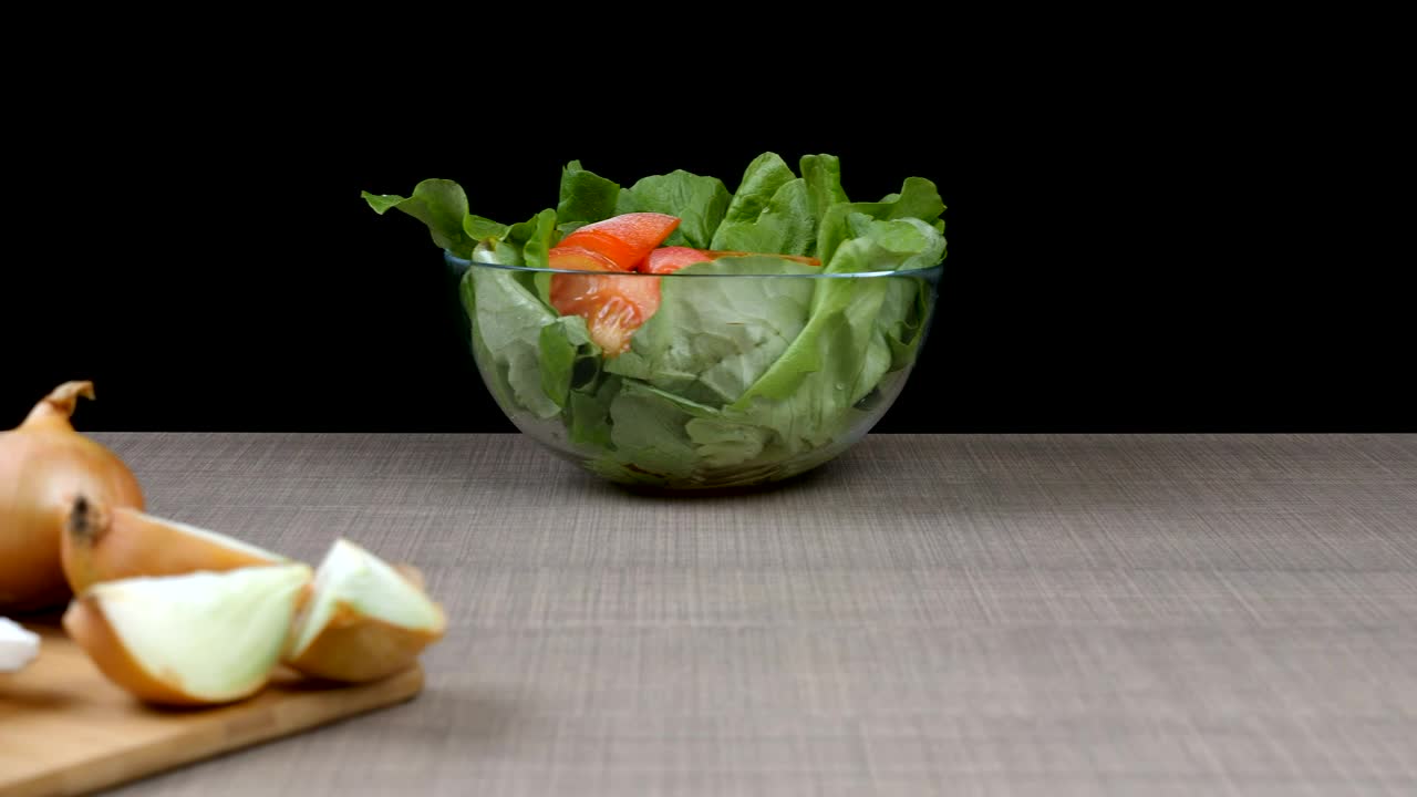 Stock Video Green Salad With Feta Cheese Live Wallpaper For PC