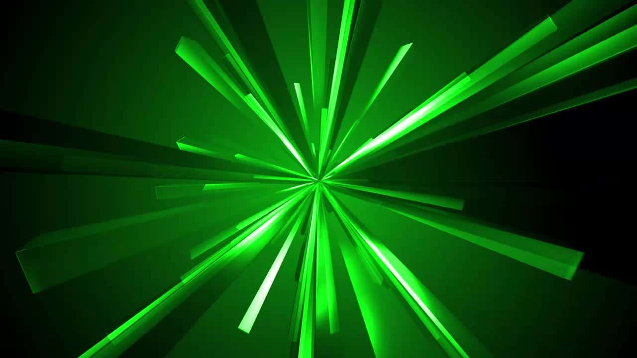 Stock Video Green Rectangular Prisms Rotating Together Live Wallpaper For PC