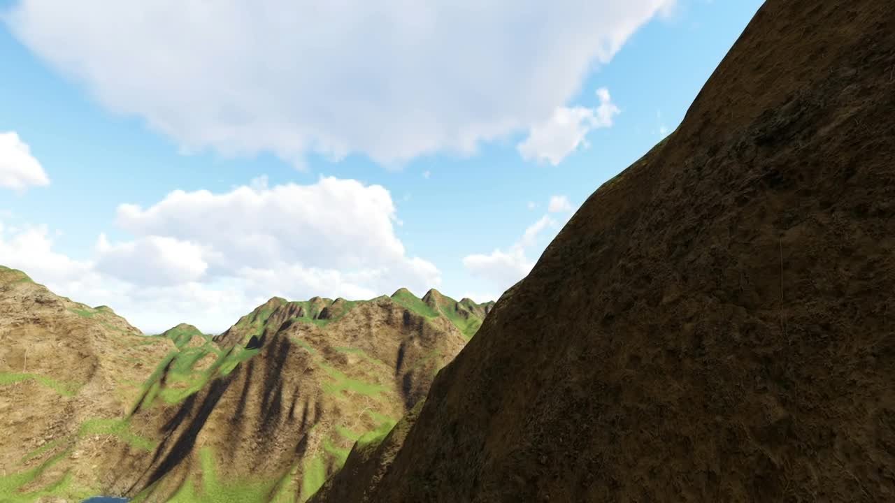 Stock Video Green Mountain Range And The Sky Live Wallpaper For PC