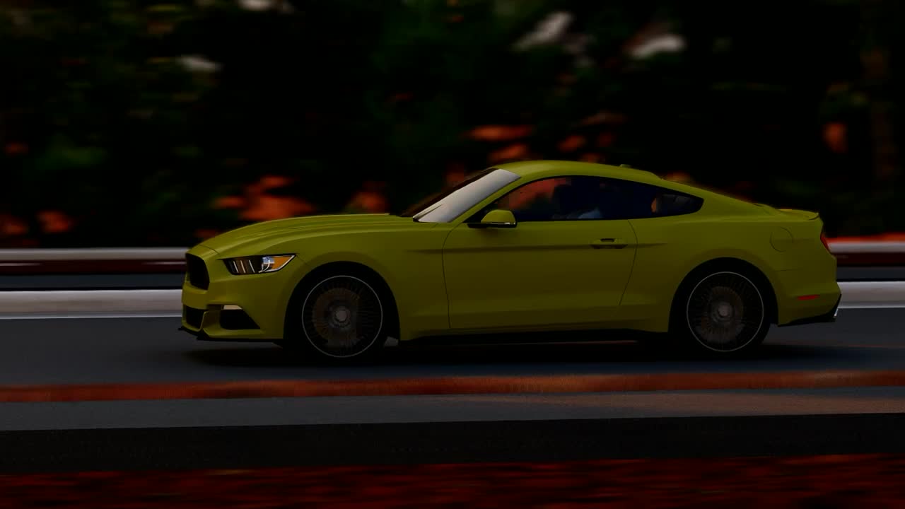 Stock Video Green Luxury Sports Car D Render Live Wallpaper For PC