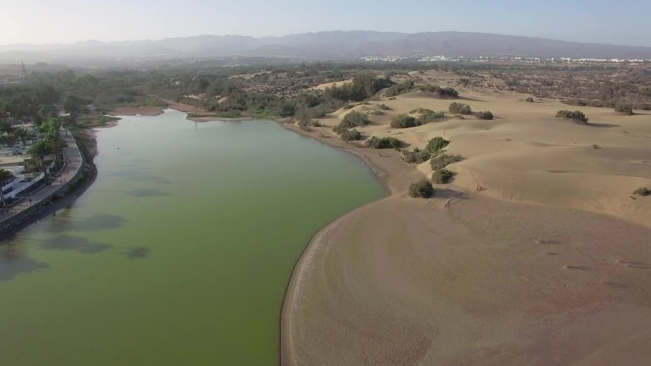 Stock Video Green Lake In Gran Canaria Live Wallpaper For PC