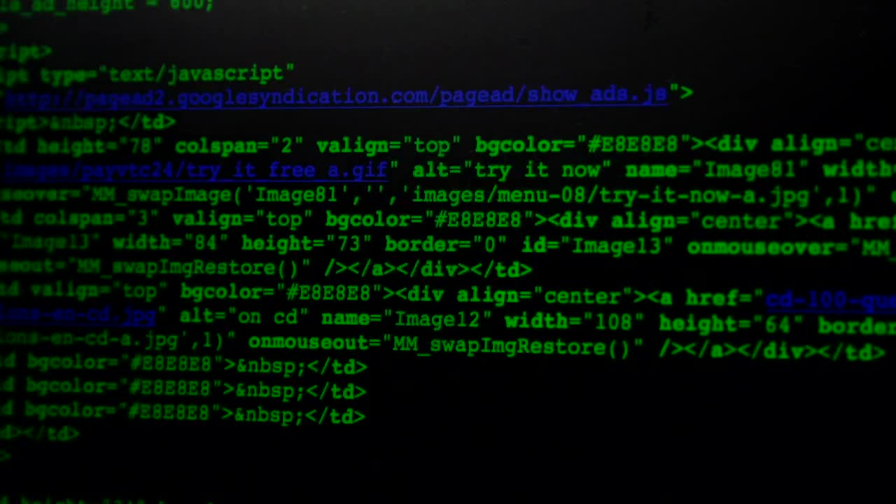 Stock Video Green Computer Code Scrolling Live Wallpaper For PC