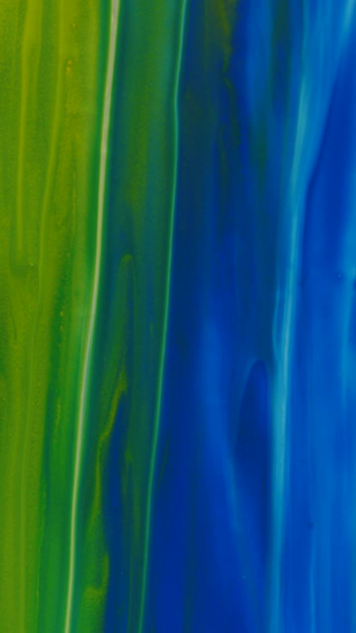 Stock Video Green And Blue Paint Texture In A Vertical Video Live Wallpaper For PC