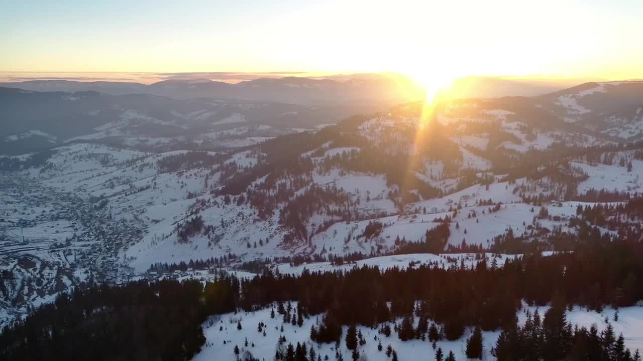 Stock Video Great Scenery In The Mountains During Winter Live Wallpaper For PC