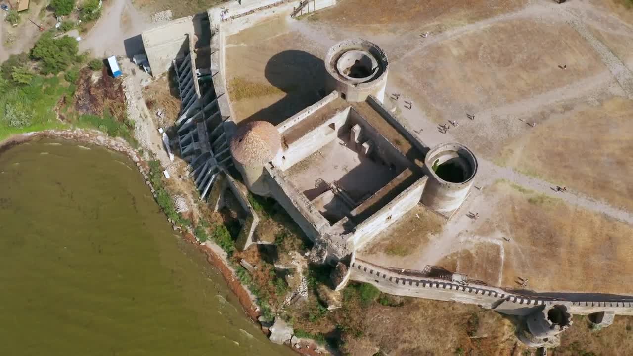Stock Video Great Ancient Castle From High In The Air Live Wallpaper For PC