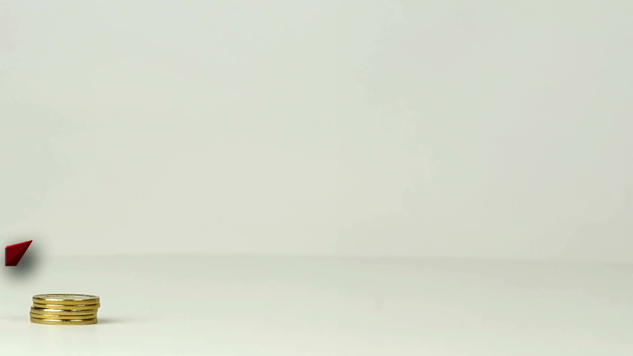 Stock Video Graph Of Money Growing With Coin Towers Underneath Live Wallpaper For PC