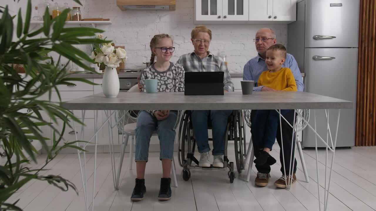 Stock Video Grandparents Watching A Video Live Wallpaper For PC
