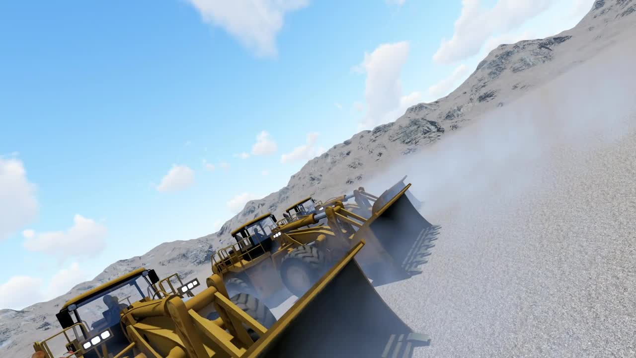 Stock Video Graders In The Desert D Animation Live Wallpaper For PC