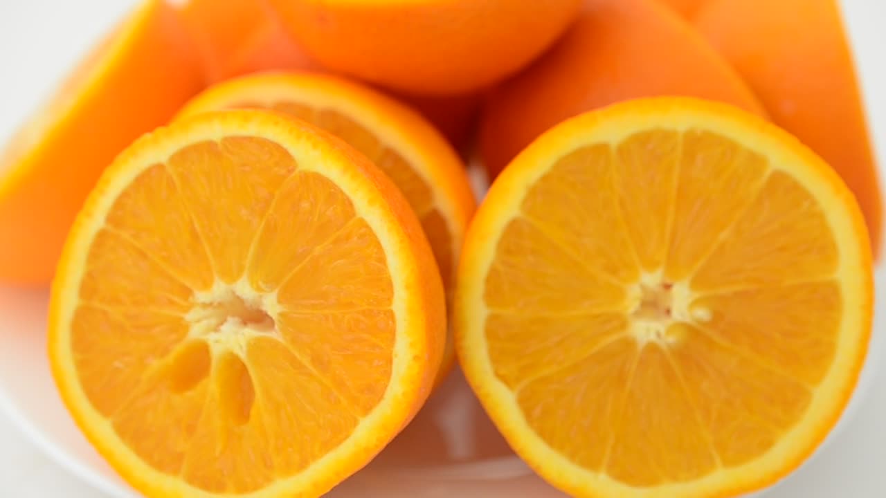 Stock Video Good Quality Juicy Oranges Live Wallpaper For PC