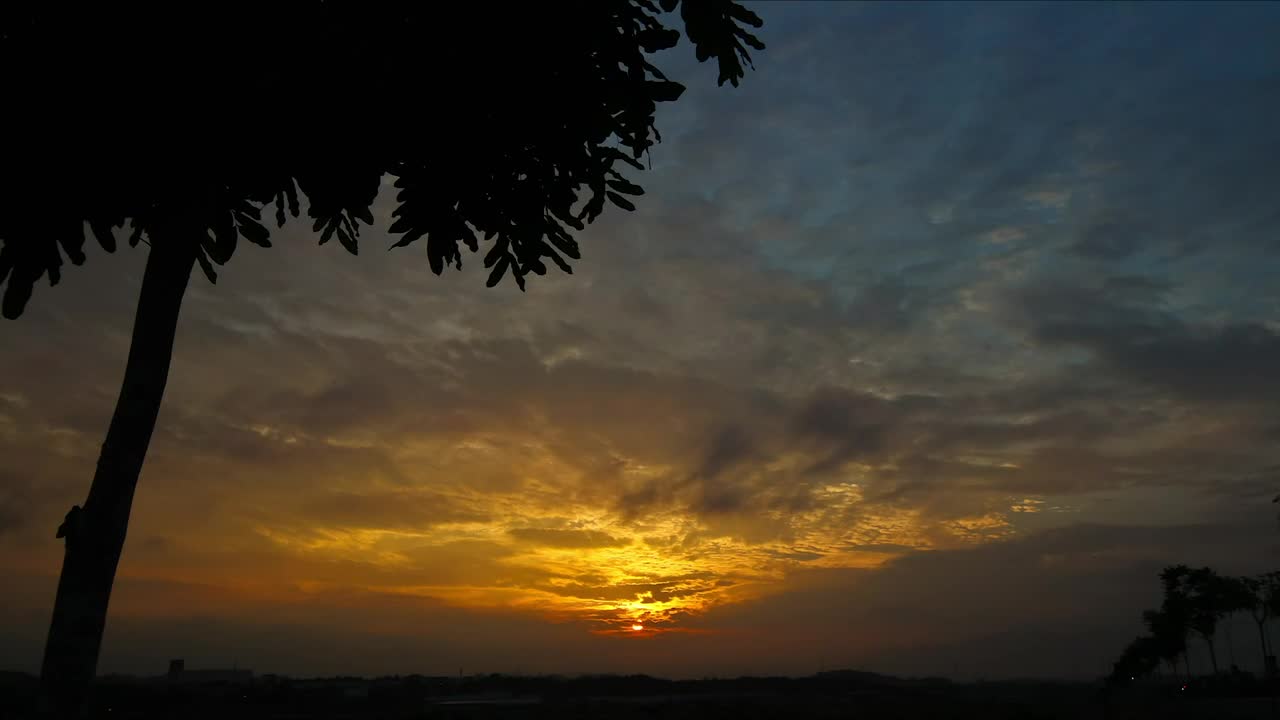 Stock Video Golden Sunrise In The Autumn Live Wallpaper For PC