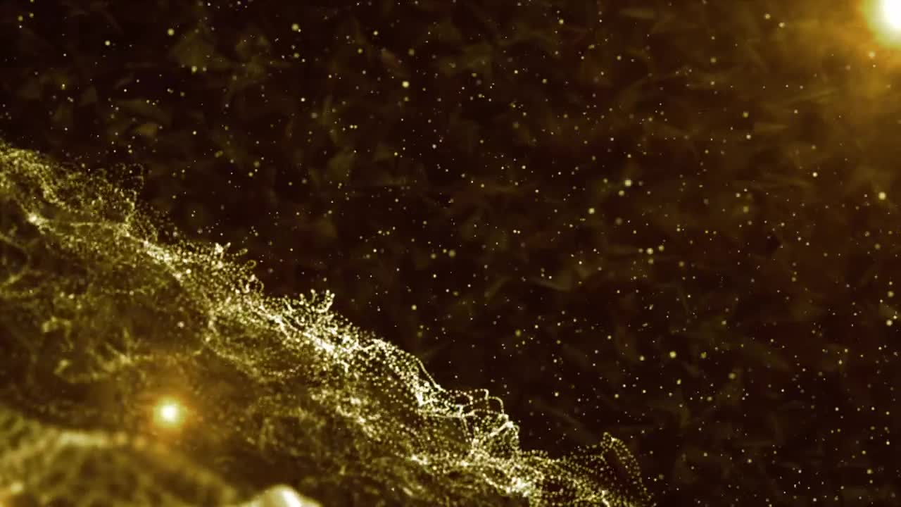 Stock Video Gold Particles Live Wallpaper For PC