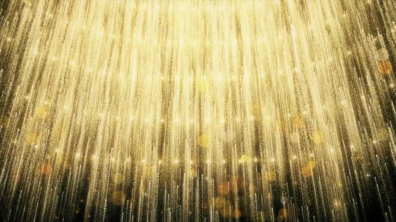 Stock Video Gold Glitter Lights Rising Awards Concept Live Wallpaper For PC