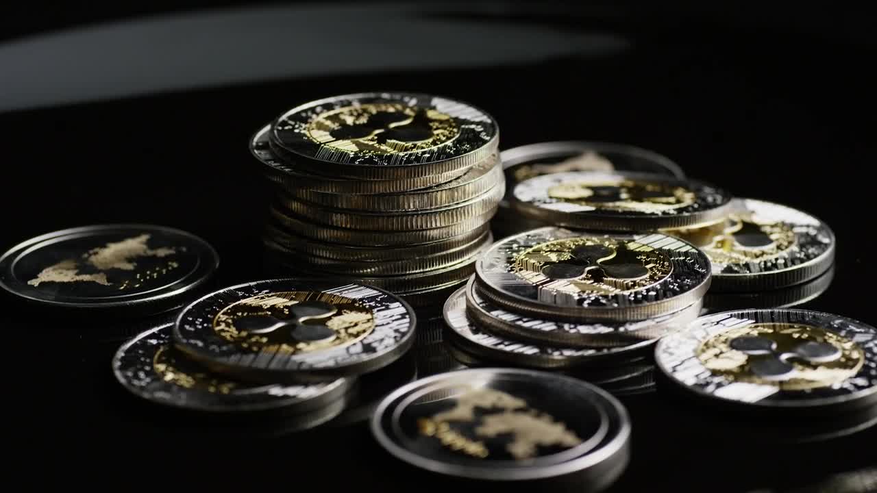 Stock Video Gold And Silver Stack Of Coins Live Wallpaper For PC