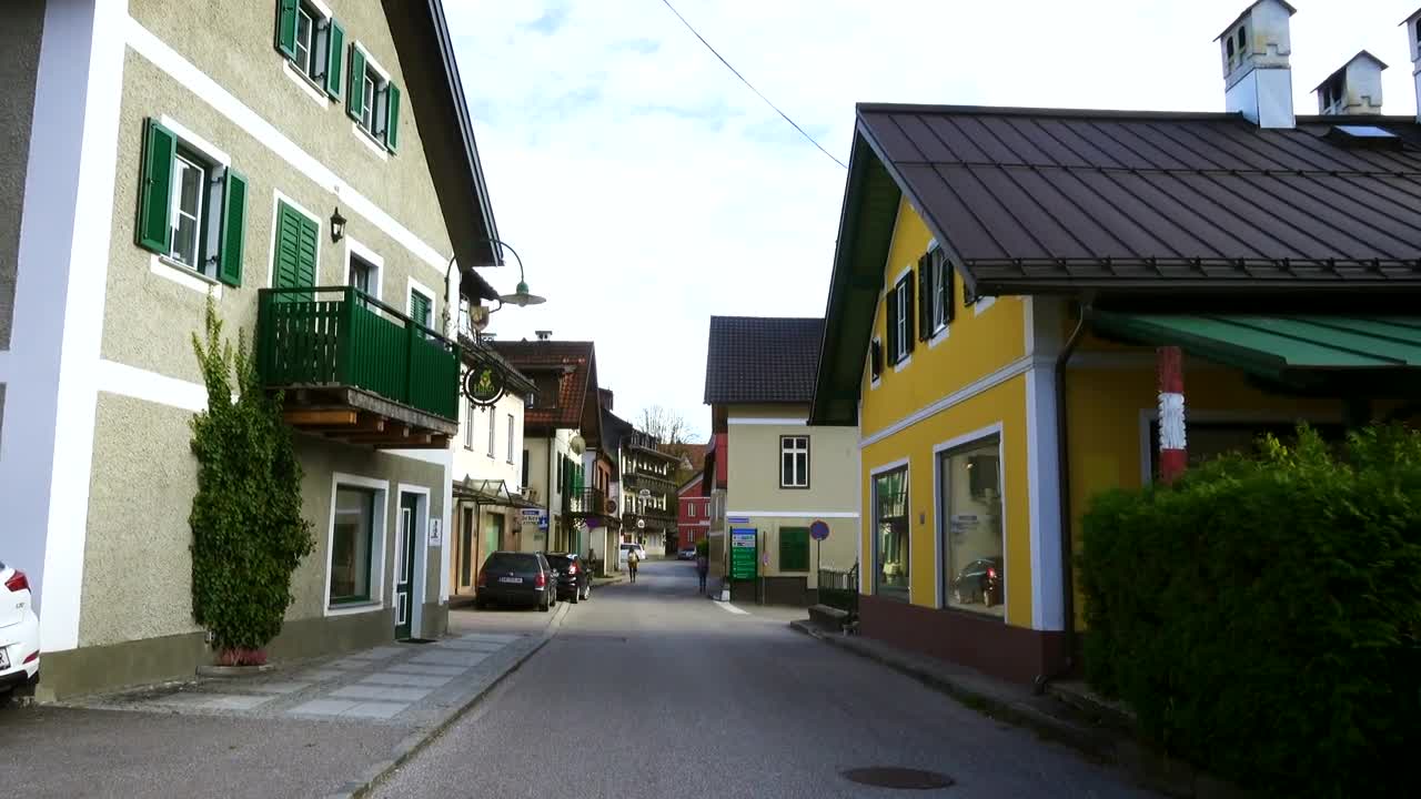 Stock Video Going Through A Small Town Street Live Wallpaper For PC