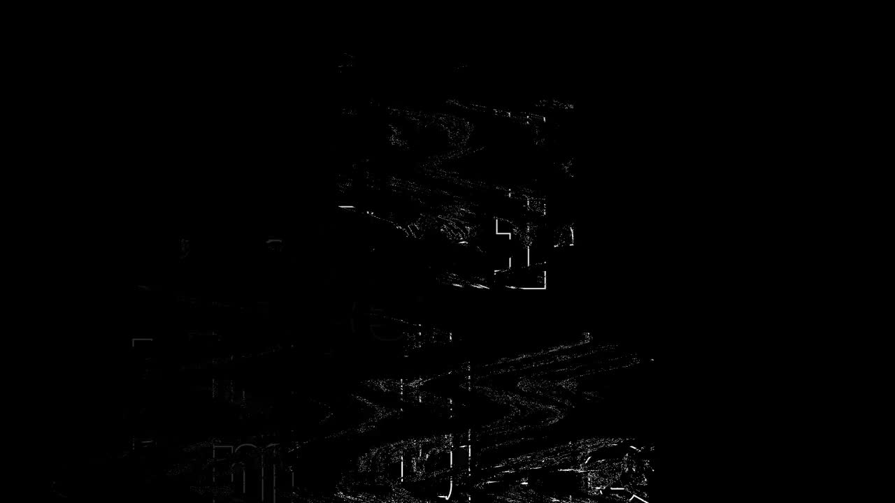 Stock Video Glitch Heading Title Live Wallpaper For PC