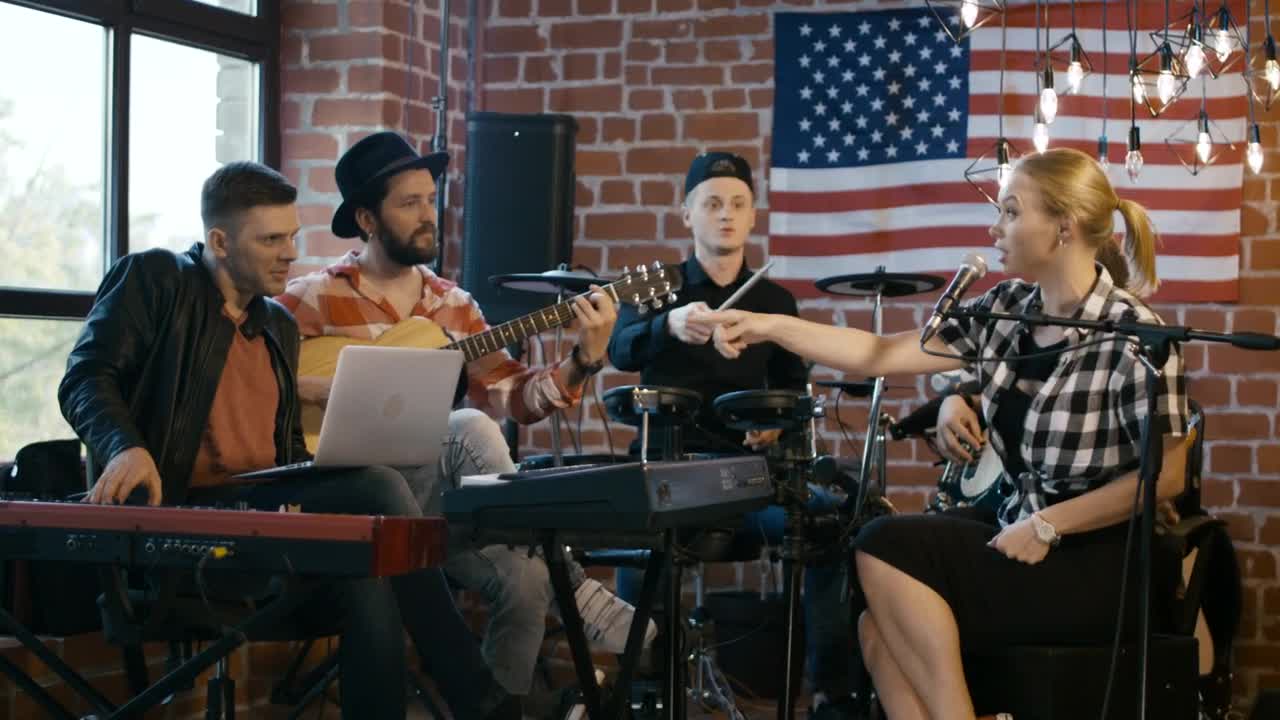 Stock Video Giving Instructions To Musicians Live Wallpaper For PC