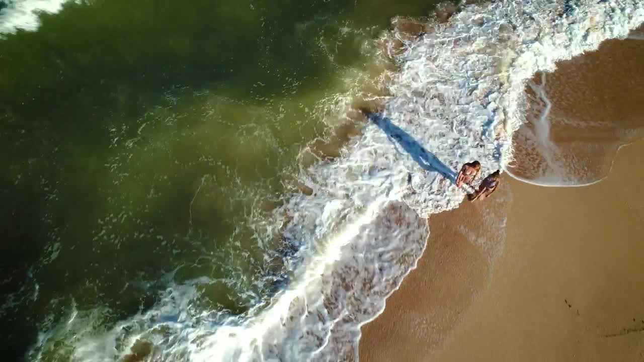Stock Video Girls Walking On The Edge Of The Beach Live Wallpaper For PC