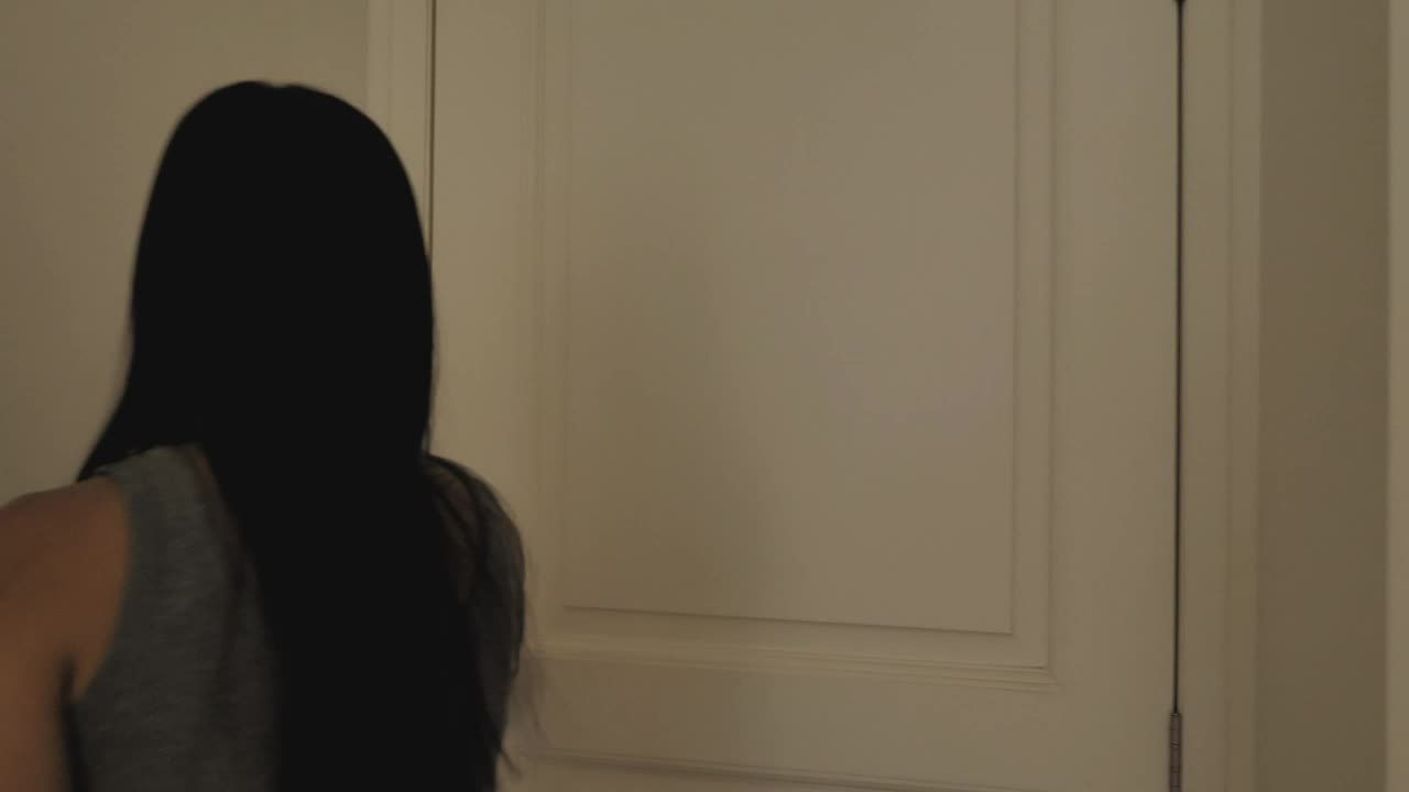 Stock Video Girl Welcomes Her Friend At Home With A Hug Live Wallpaper For PC