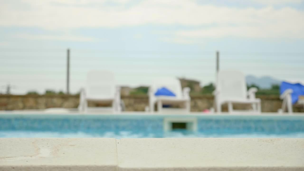 Stock Video Girl Smiling While In The Pool Portrait Live Wallpaper For PC