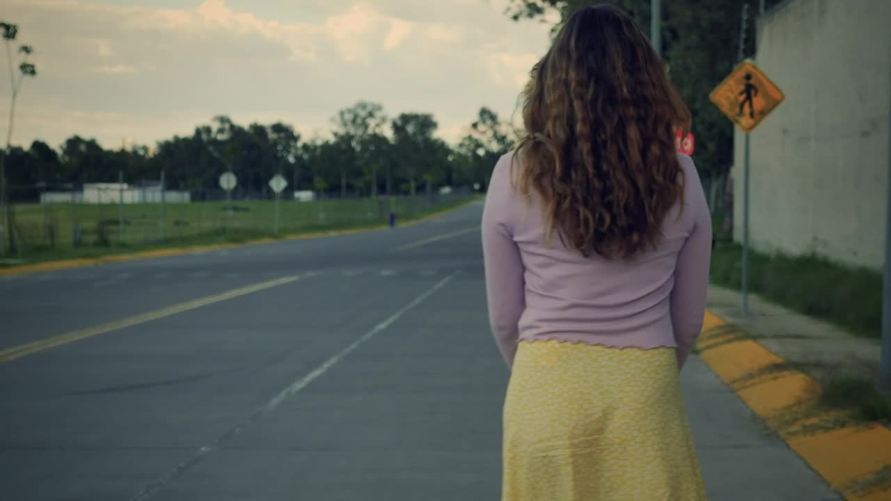 Stock Video Girl Skating Down An Empty Street Live Wallpaper For PC