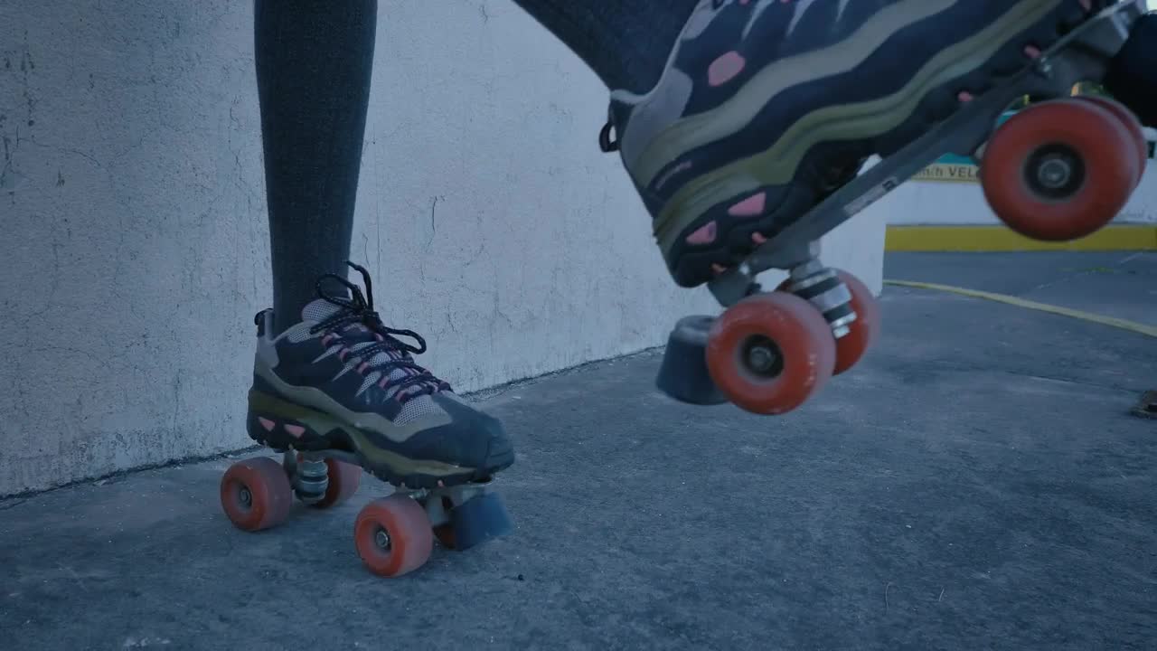 Stock Video Girl Sitting On A Fence Spinning The Wheels Of Her Live Wallpaper For PC