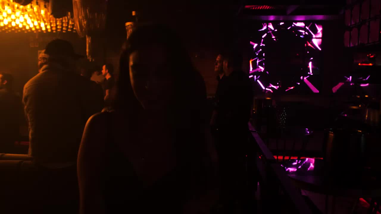 Stock Video Girl Having Fun At A Nightclub Live Wallpaper For PC