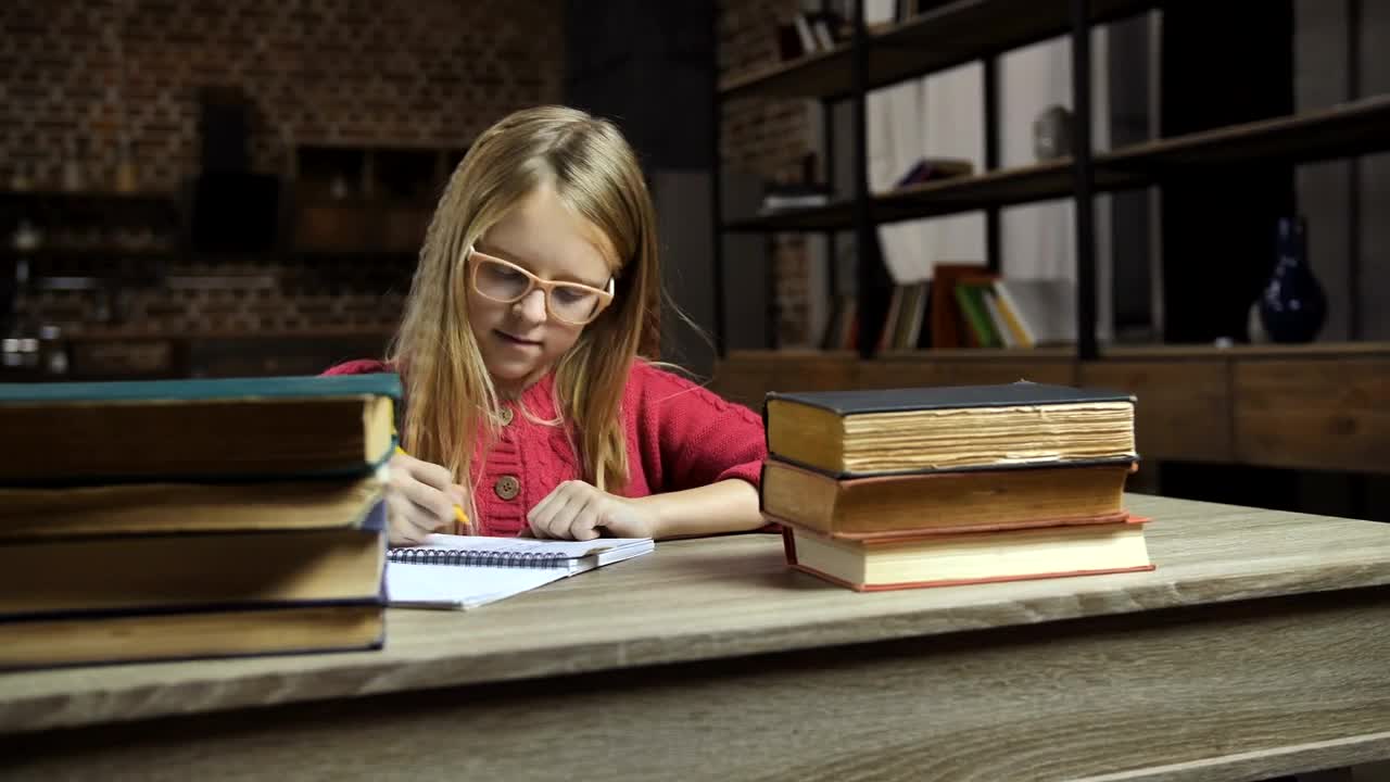 Stock Video Girl Frustrated While Studying Throws A Books Away Live Wallpaper For PC
