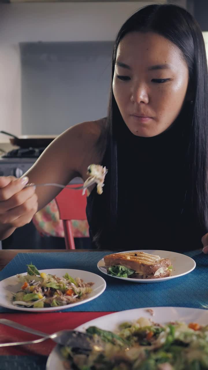 Stock Video Girl Eating Healthy Live Wallpaper For PC