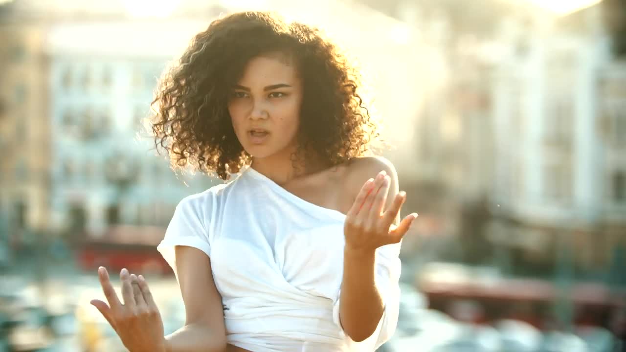 Stock Video Girl Dancing On A Sunny Afternoon Close Up Live Wallpaper For PC