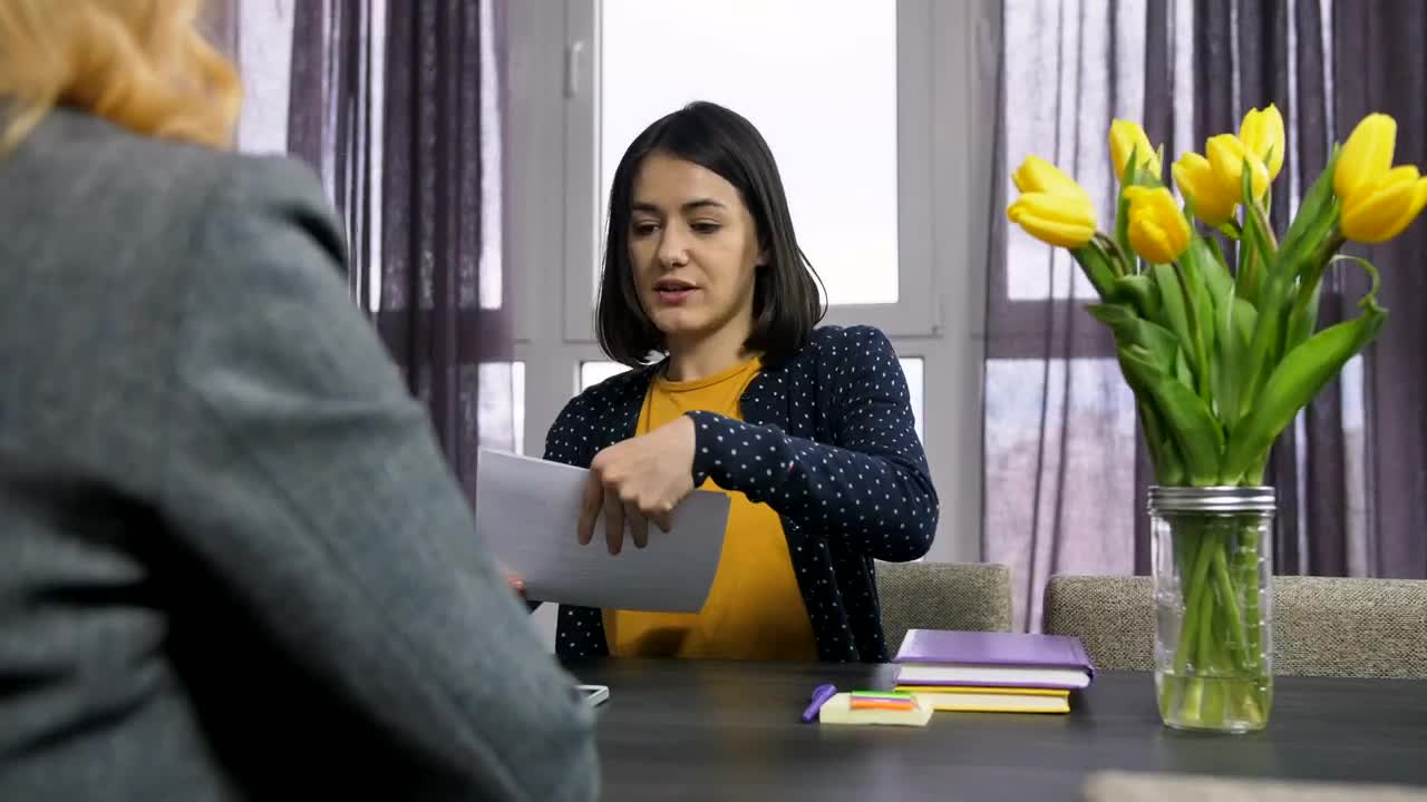 Stock Video Girl Being Interviewed Live Wallpaper For PC